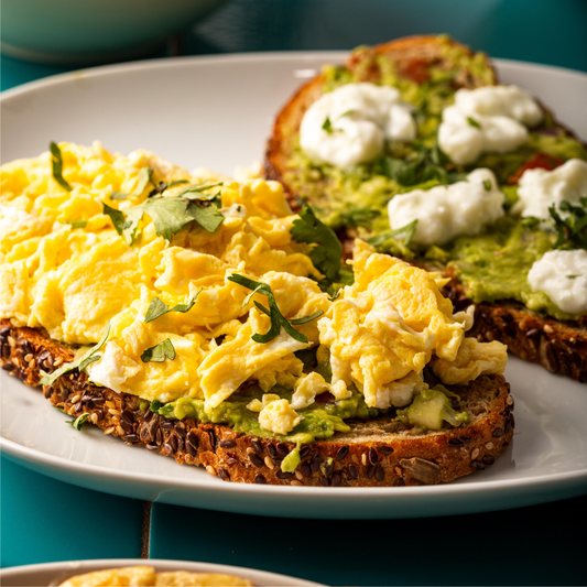 Avocado and egg toast